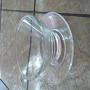 Princess House Crystal Bowl & Plate